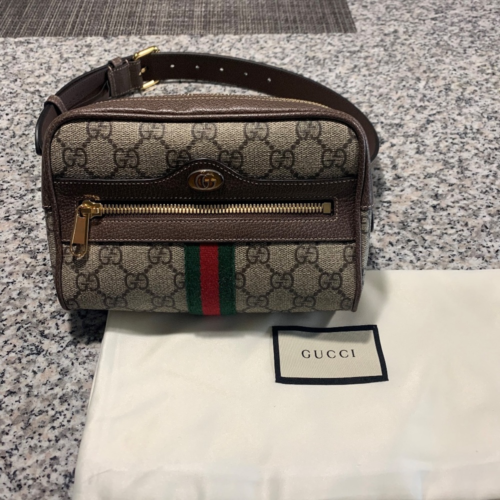 Gucci Ophidia Belt Gg Coated Small Size 75